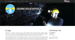 Desktop Screenshot of kv-svitidla.cz