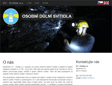 Tablet Screenshot of kv-svitidla.cz